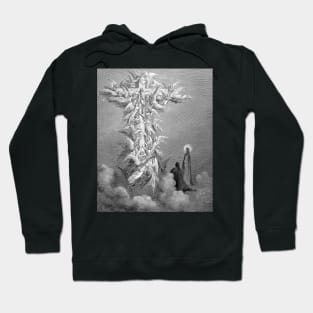 High Resolution Gustave Doré Paradiso Illustration The Celestial Cross Hoodie